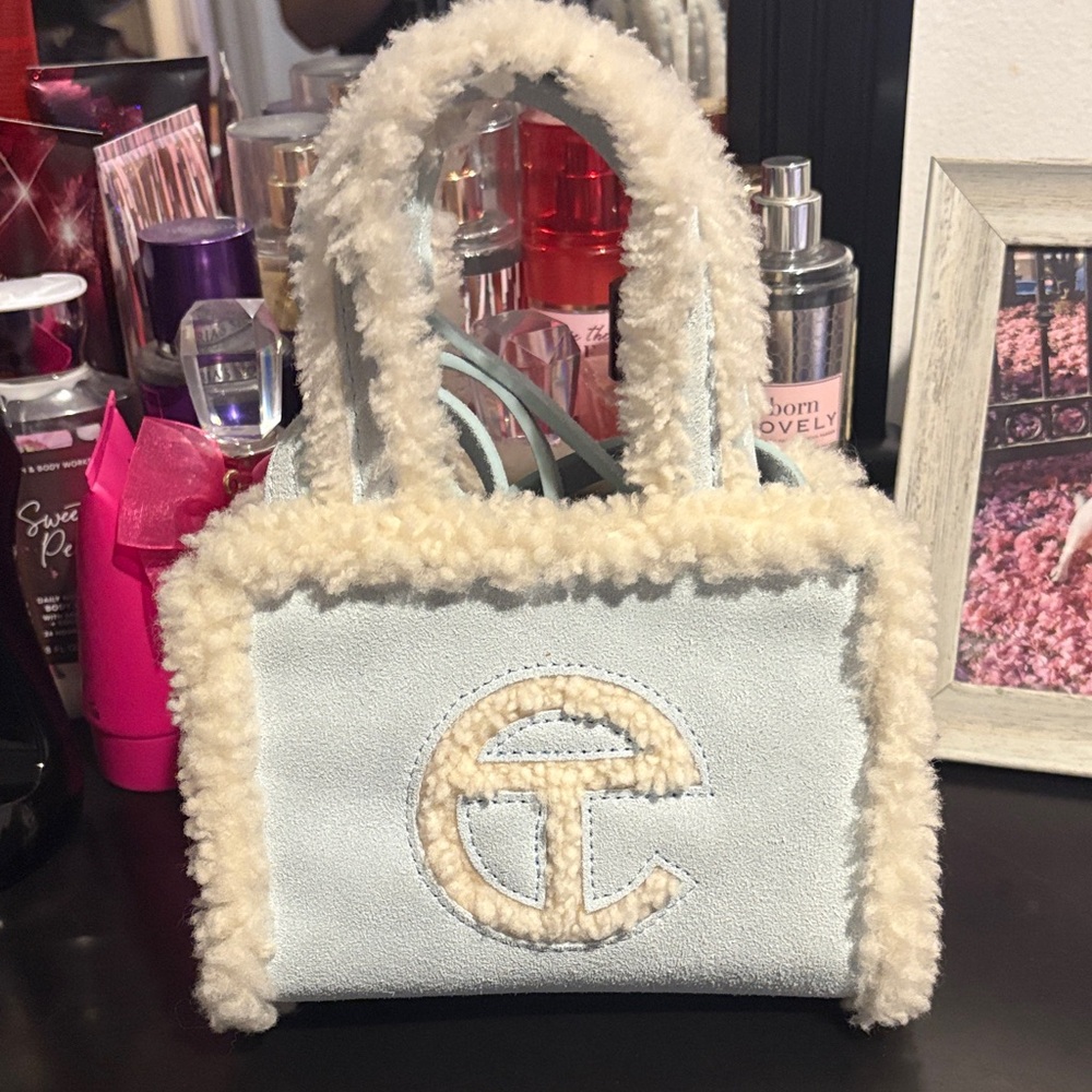 Telfar x UGG Blue Small Shopping Bag